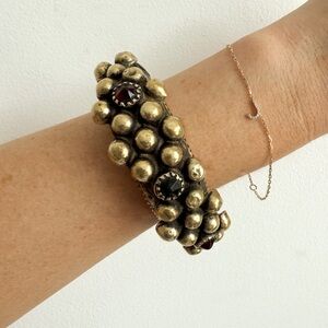 Antique Brass Bedouin Tribal Cuff Boho Bracelet